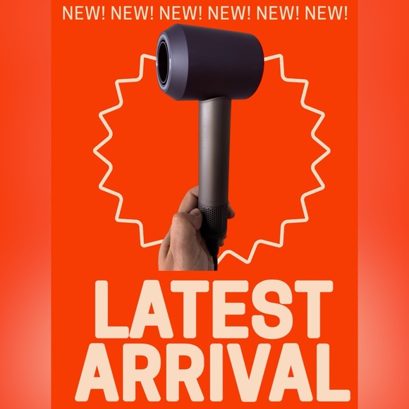 Grey and pink Super Fast Hair Dryer /// compare to Dyson - Picture 1 of 9